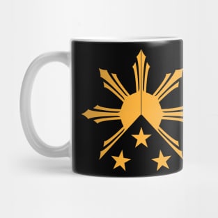 Tribal Philippines Filipino Sun and Stars Flag by AiReal Apparel Mug